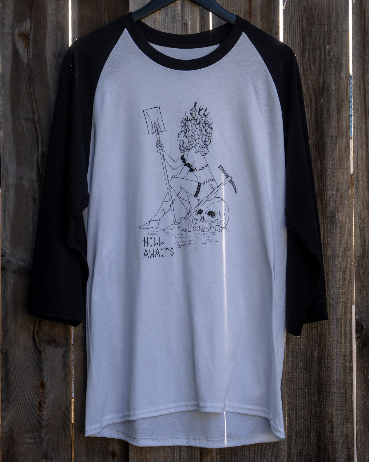 "Dig Death Goddess" 3/4 sleeve Raglan