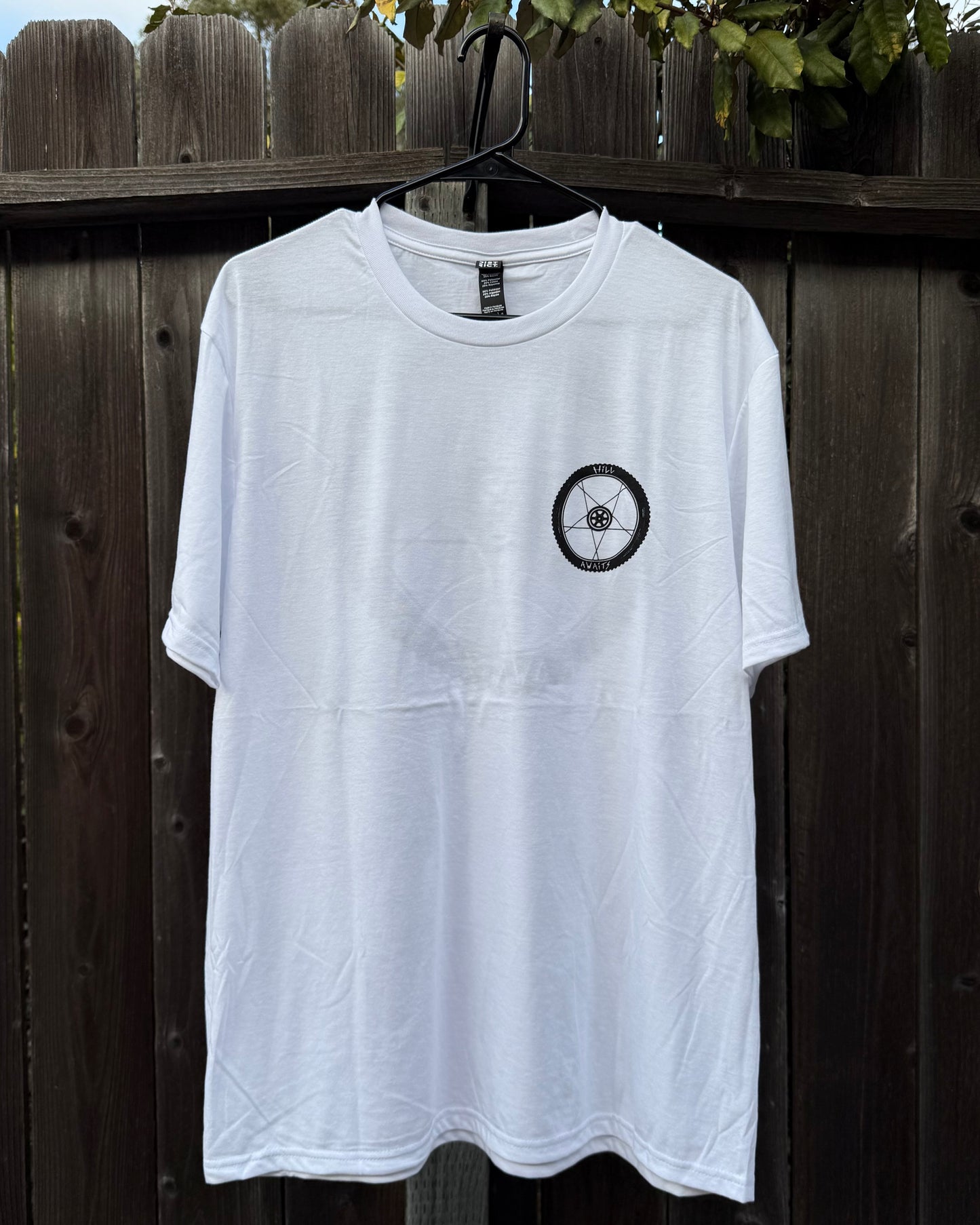 Hill awaits "Pentaspoke" T-shirt