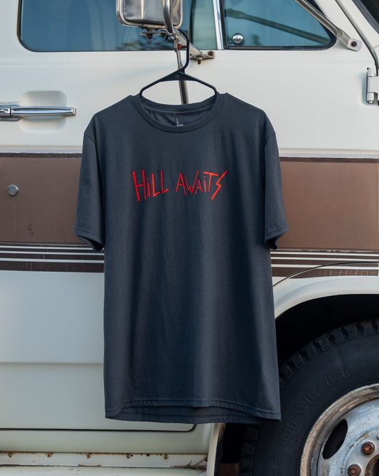 Hill awaits "OG logo" T-shirt