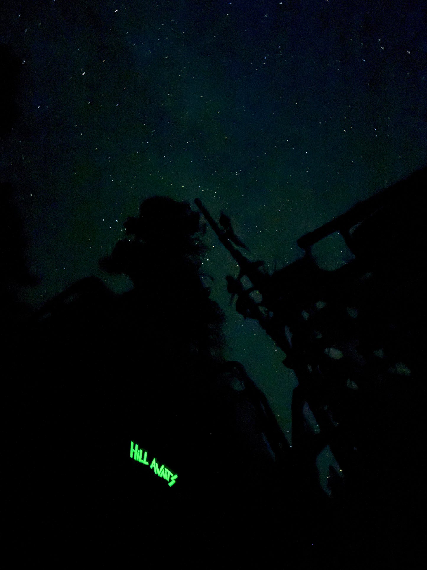 Hill awaits OG logo glow in the dark 7 inch decal