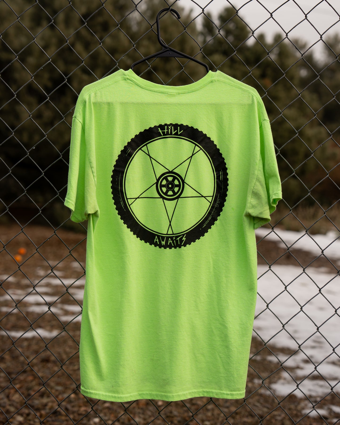 Hill awaits "Pentaspoke" T-shirt